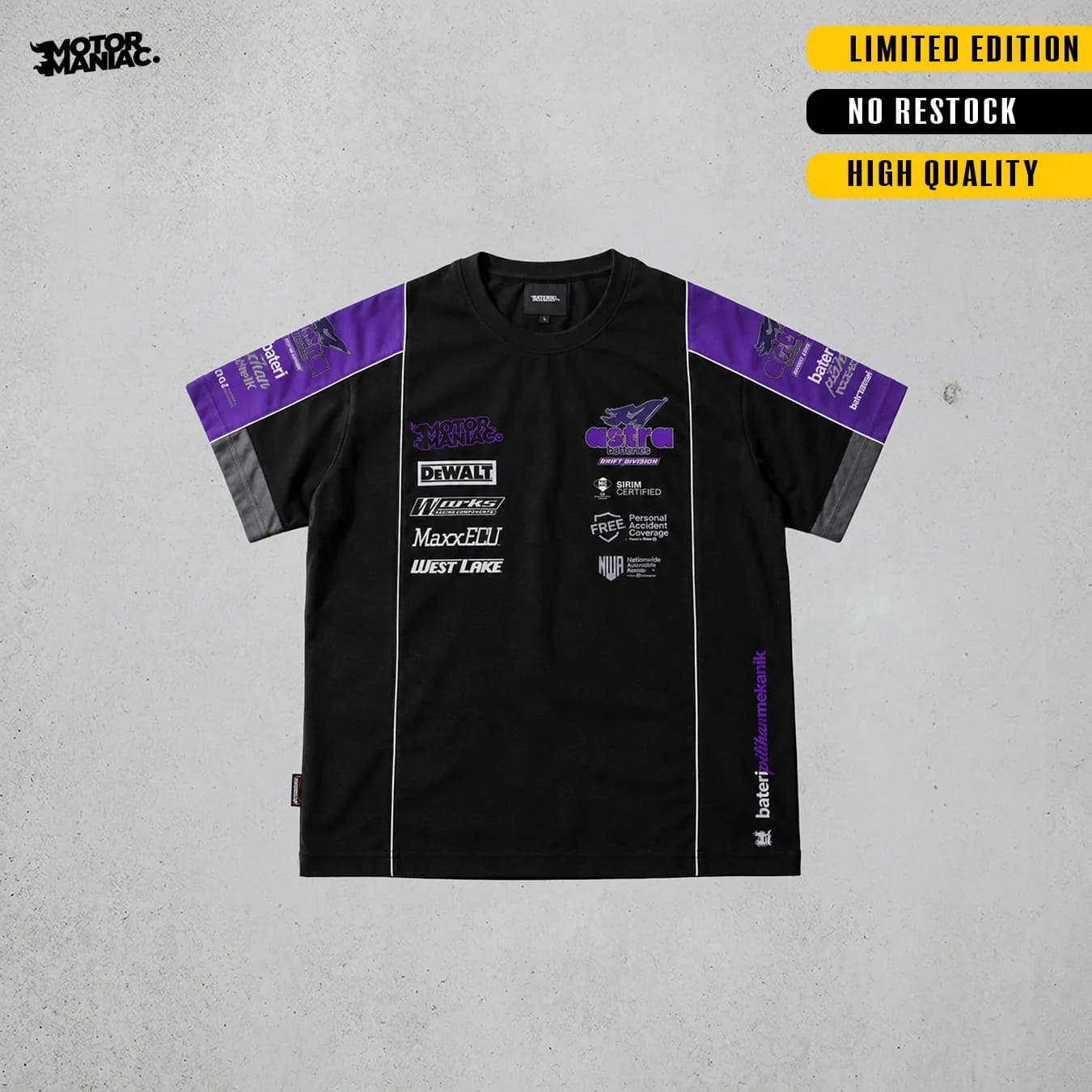 Motormaniac "Violet Dreams V2" Short Sleeve Jersey