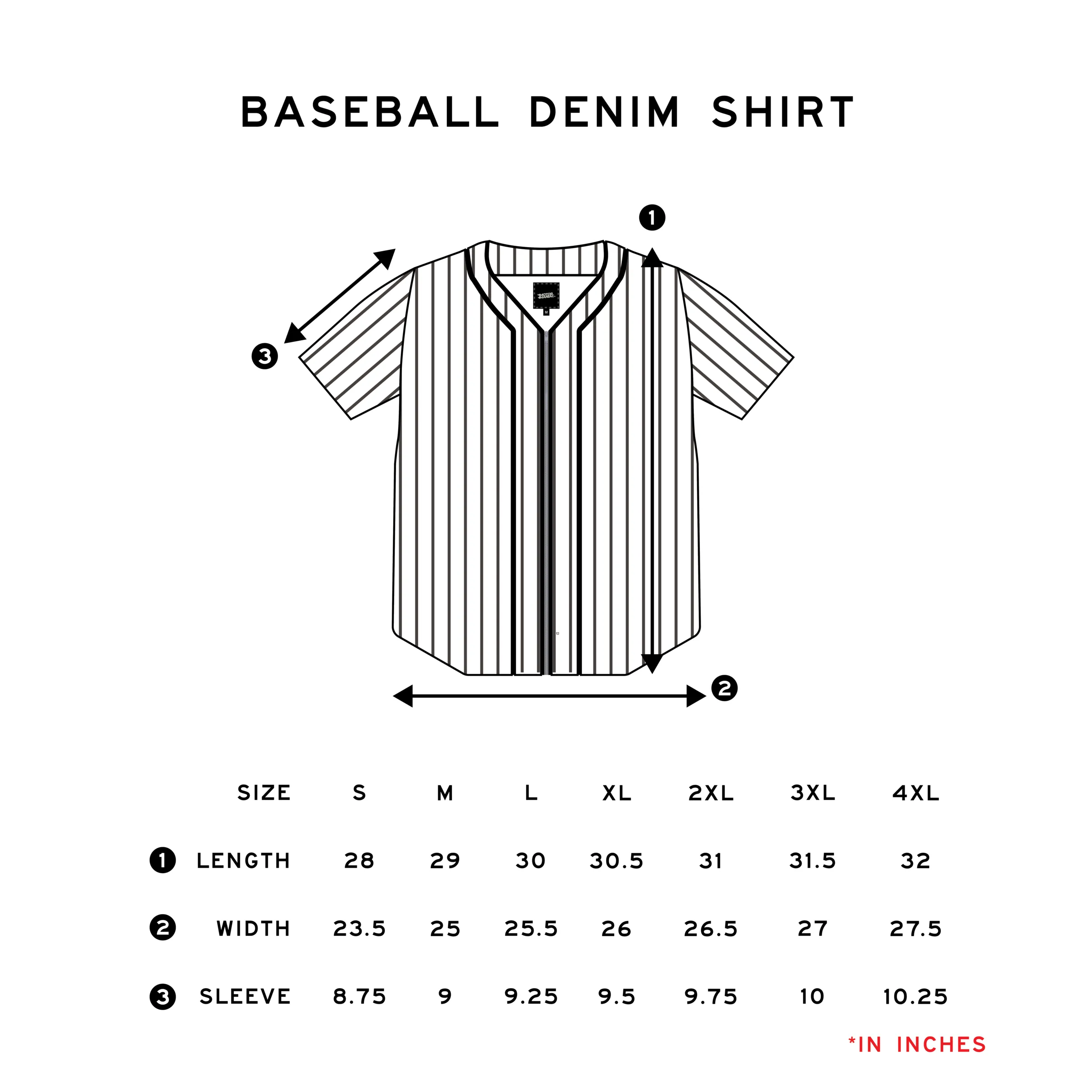 "Heavy Hitters" Denim Baseball Jacket