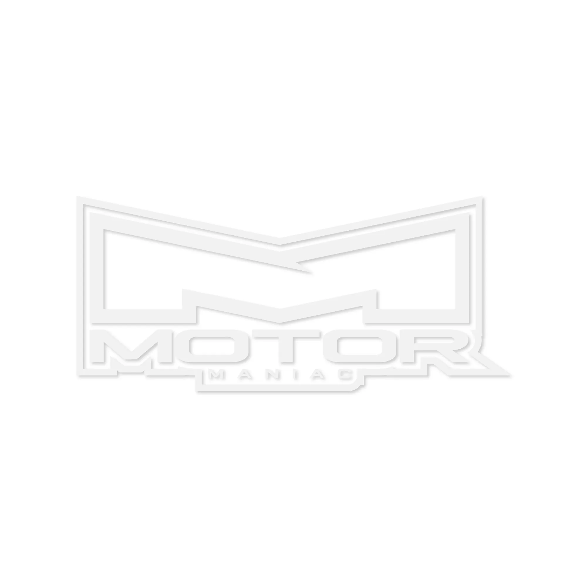 Motormaniac Diecut Sticker "Wide"